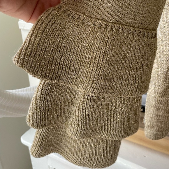 HOLIDAY TIME GOLD SHIMMER XMAS TREE UGLY XMAS SWEATER XXL - Picture 5 of 11